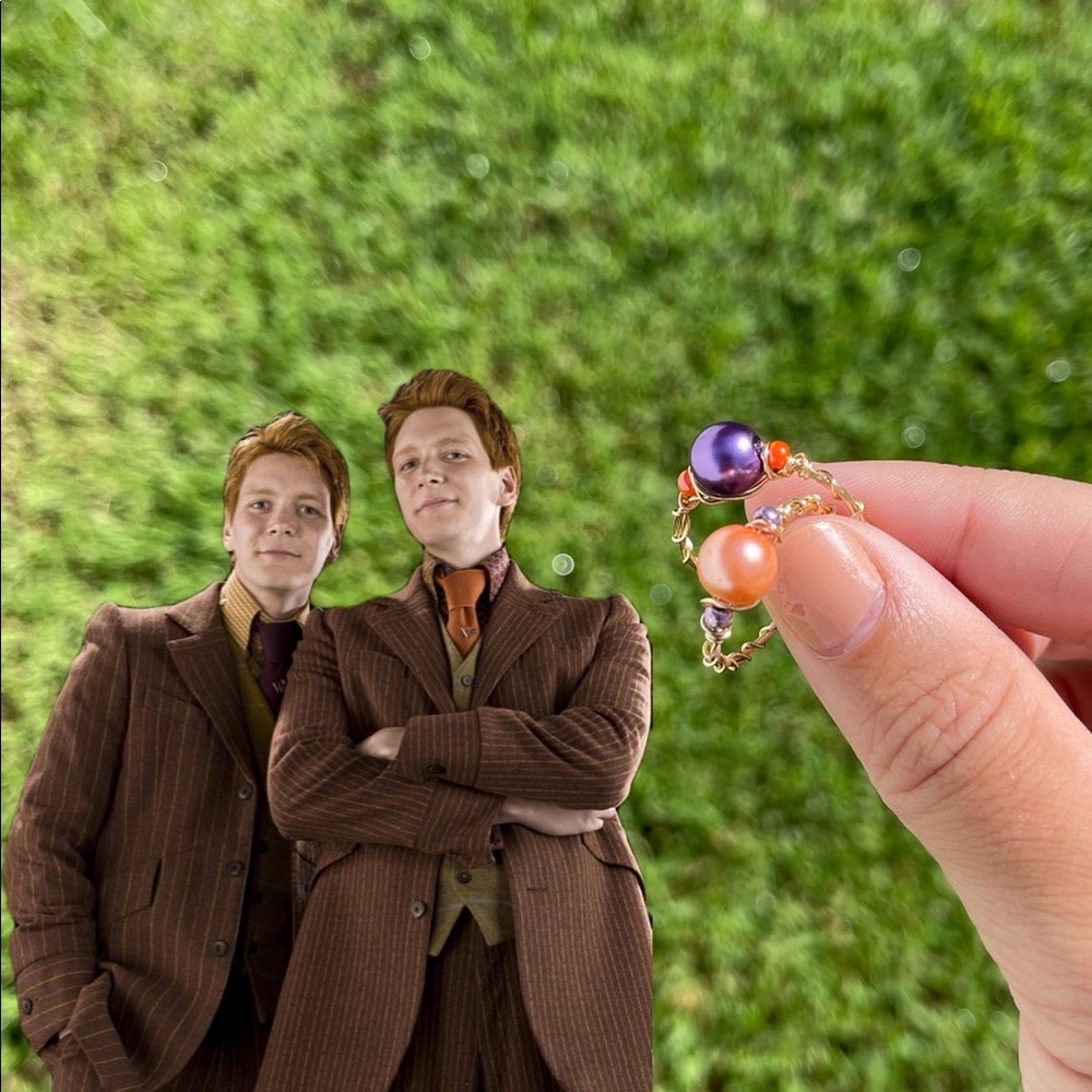 The Weasley Twins inspired rings